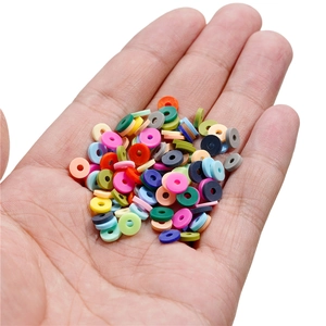 Perles Heishi colorées en argile polymère 6mm pour la création de bijoux DIY et colliers