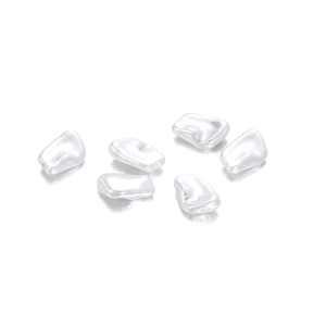 Set di 6 perle barocche finte bianche irregolari per la creazione di gioielli fai da te