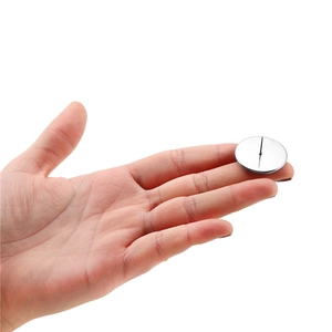 DIY silver stainless steel round earring tray studs with back pins for jewelry making