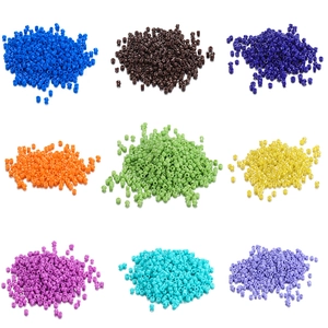 Colorful Plastic Seed Beads For DIY Jewelry Making Handmade Bracelet Necklace Cylindrical Loose Spacer Beads Craft Accessories
