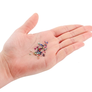 Pietre di vetro frantumate multicolore per fai da te e decorazione di micro paesaggi