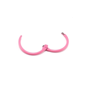 Anneau de reliure en métal rose de 30mm pour feuilles mobiles et travaux de bricolage