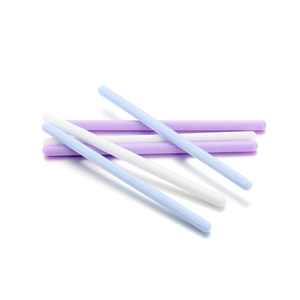 Set of 6 colorful silicone stir sticks for DIY resin mixing and cosmetic tools