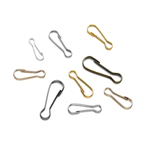 Différentes tailles et couleurs de fermoirs gourde en métal pour bijoux et sacs DIY
