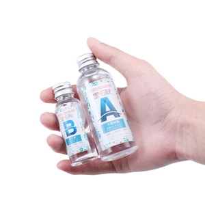 Heldere epoxyhars set 3:1 voor sieraden met flessen van 75g A en 25g B vloeistof voor DIY
