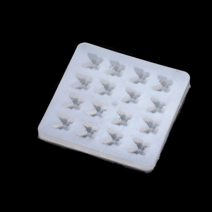 Butterfly Shape Silicone Mold 16-Cavity Translucent DIY Resin Clay Fondant Tools For Handmade Jewelry Accessories Baking Decor