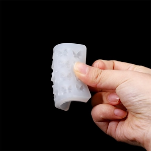 Flexible butterfly silicone mold for fondant cakes, resin crafts, and DIY jewelry making