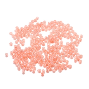 Macro de cuentas de vidrio rosa 3mm para creación de joyas pulseras y collares DIY