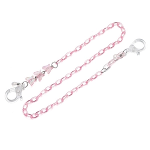 Acrylic Butterfly Eyeglass Chain Candy Color Face Mask Lanyard Anti-Lost Glasses Strap Holder Necklace For Women Girls Jewelry
