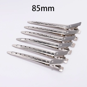 Dettaglio di becchi di cicogna da 85mm in acciaio inox con fori antiscivolo set da 6