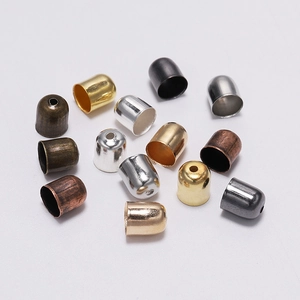 Assortiment metalen belvormige eindkapjes voor DIY sieraden maken en kledingkoorden
