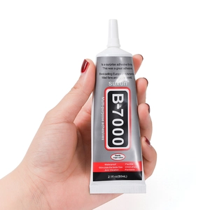 Pegamento B7000 de 50ml con punta de aguja para joyería y reparación de pantallas