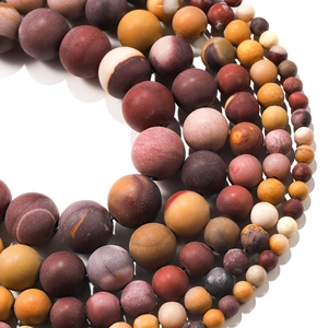 Matte natural Jasper stone round beads in multiple sizes for DIY jewelry making
