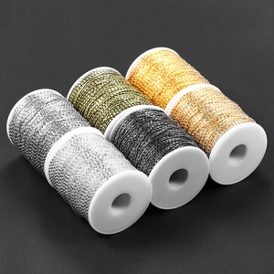 Cadenas de cobre tipo bambú de 1,5 mm en seis colores metálicos para bisutería artesanal