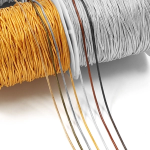 Catene a serpente per gioielli fai da te in varie finiture metalliche su bobine