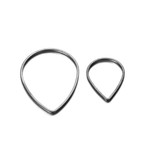 Colgantes minimalistas de cobre en forma de gota para la fabricación de joyas DIY