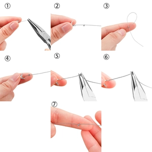 Guida manuale per gioielli fai-da-te con perline in acciaio e pinze utensili