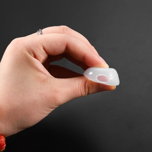 Detailed shot of flexible translucent silicone mold showing high elasticity and resilience