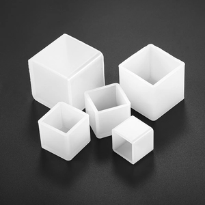DIY Cube Sphere Silicone Mold For Resin Casting Jewelry Making Epoxy Craft Supplies Clear Square Round Resin Molds