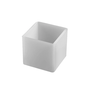 Translucent silicone cube mold for DIY resin crafts and crystal floral casting