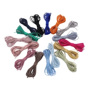 Set di cordini elastici in nylon da 2,5mm in 15 colori vivaci per gioielli fai-da-te