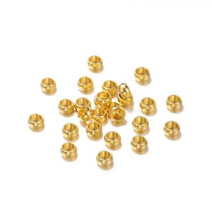 Polished bright gold stainless steel spacer beads for DIY jewelry making and crafts
