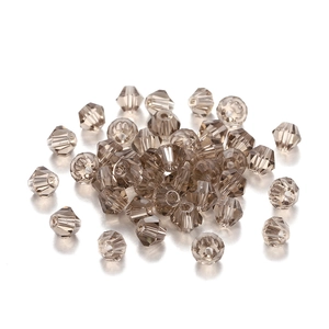 Détails de perles bicones facettées en verre cristal de 4mm pour bijoux DIY