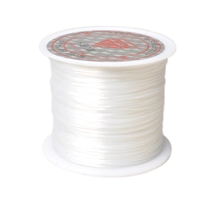 Transparent elastic crystal string roll for DIY jewelry making and beading projects