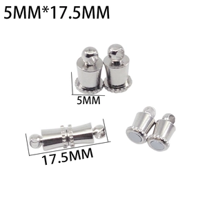 Vista macro delle chiusure magnetiche per bracciali fai da te con misure 5x17,5 mm