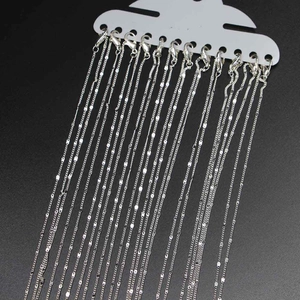 12Pcs Pack Starry Necklace Chain Copper-clad Iron Electroplated Jewelry Chains For DIY Jewelry Making Findings Accessory