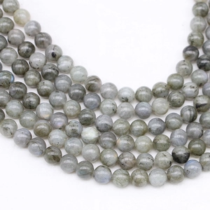 Perle naturali di labradorite lucida con riflessi blu per creazione di gioielli