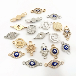 Sortierte Evil Eye und Hamsa Hand Schmuckverbinder für DIY Armbänder und Halsketten