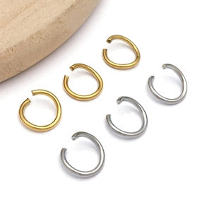 Stainless Steel Round Jump Rings Open Jump Rings Jewelry Connectors For DIY Bracelet Necklace Making Findings