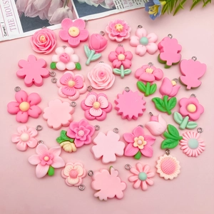 DIY hars bloemhangers set met rozen en tulpen voor sieraden maken en creatieve hobby