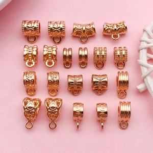 Conectores De Joyería DIY De Aleación De Zinc Vintage Oro KC Para Hacer Pulseras Collares Componentes De Colgante Geométricos Retro