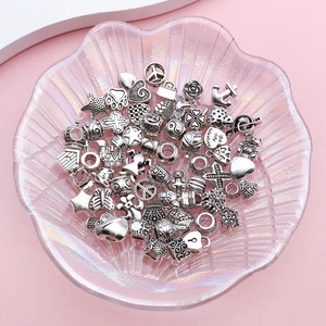 Mixed Tibetan silver turtle and mixed charms collection for DIY bracelet jewelry making
