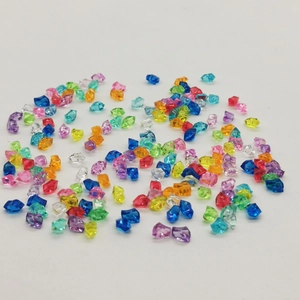 Pierres de glace acryliques colorées irrégulières pour décoration DIY et vase