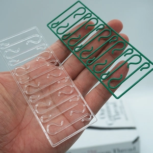 Christmas Tree Ornament Hooks Plastic S-Shaped Hanging Accessory For Decorative Ball Holiday Party Tree Decoration