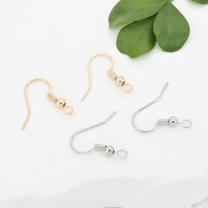 Accesorio de Joyería Hecho a Mano DIY Ganchos para Pendientes de Cobre Bañado en Oro 18K Oro Plata Color Ganchos de Pez