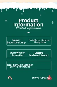 Specifiche dettagliate della lampada LED a luna in legno per decorazione camera
