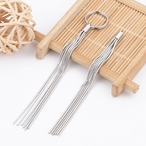 Stainless Steel Snake Chain Tassel Pendants For DIY Jewelry Making Earrings Necklace Findings High Polish Minimalist Charms