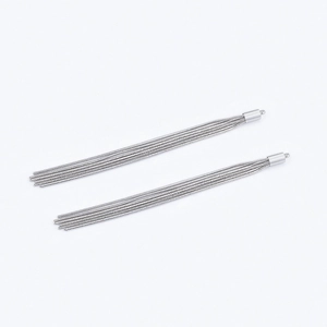 Polished stainless steel snake chain tassel pendants for DIY jewelry making sets