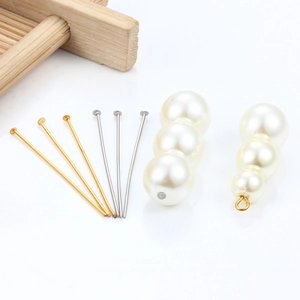 Stainless Steel Head Pins T Pins For DIY Jewelry Making Findings Earrings Necklaces Beading Supplies Gold Silver Color