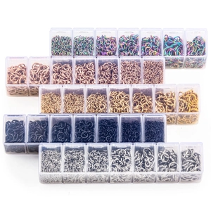 Stainless Steel Open Jump Rings Set For DIY Jewelry Making Connection Loops Metallic Findings For Bracelet Necklace Craft