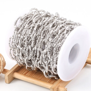 Rolle silberne Edelstahl-Gliederkette für DIY-Schmuckherstellung im Punk-Stil
