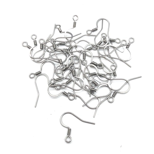 Edelstahl Ohrhaken Für DIY Schmuckherstellung Westlicher Stil Gold Silber Französische Haken Ohrring Zubehör Großhandel
