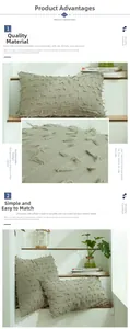 Dettaglio della federa in cotone verde salvia con trapuntatura 3D e onde soffici