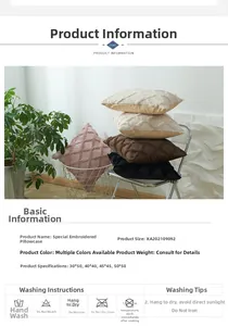 Close-up of geometric diamond texture on soft plush velvet striped cushion cover