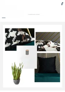 Detailed close-up of premium houndstooth fabric and high-quality stitching on the pillowcase