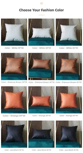 Rasteranzeige von Samtkissen in Weiß, Braun, Orange und Schwarz auf einem Luxusstuhl